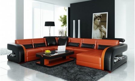 Umbra - U - Leather Sofa Lounge Set